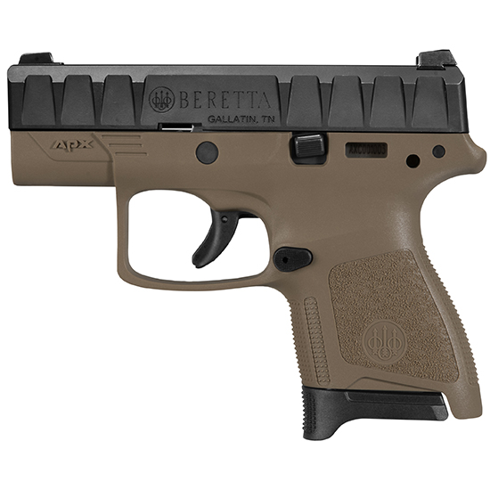 BER APX CARRY 9MM 3" 6/8RD FDE