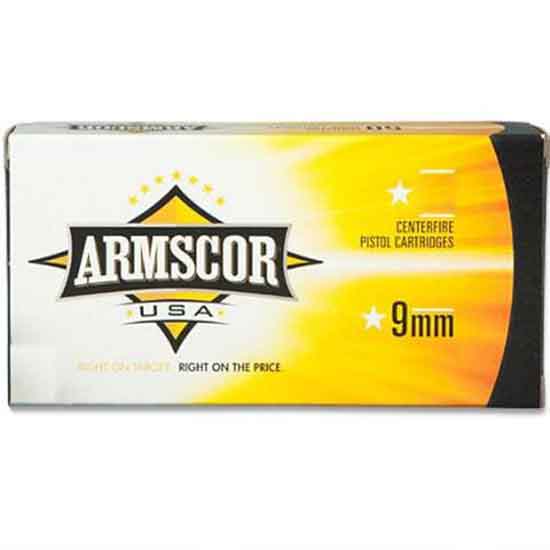 ARMSCOR AMMO 9MM 147GR FMJ 50/20