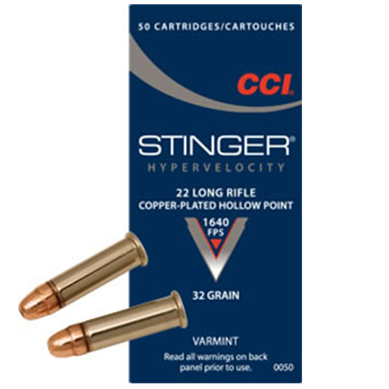 CCI 22LR 32GR STINGER CPHP 50/100