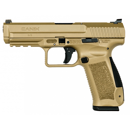 CENT CANIK TP9SF 9MM 4.46" FDE 2 18RD