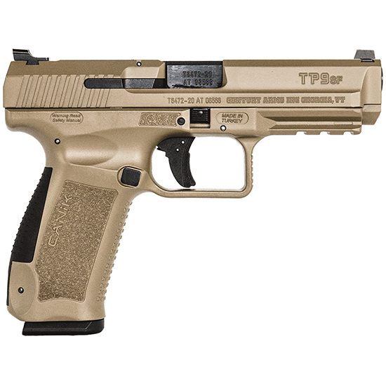 CENT CANIK TP9SF 9MM 4.46" FDE 2 10RD