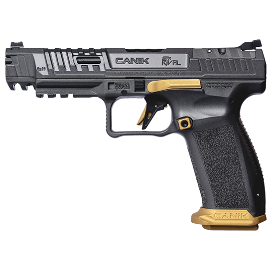 CENT CANIK SFX RIVAL 9MM 5" GREY GOLD 2 18RD