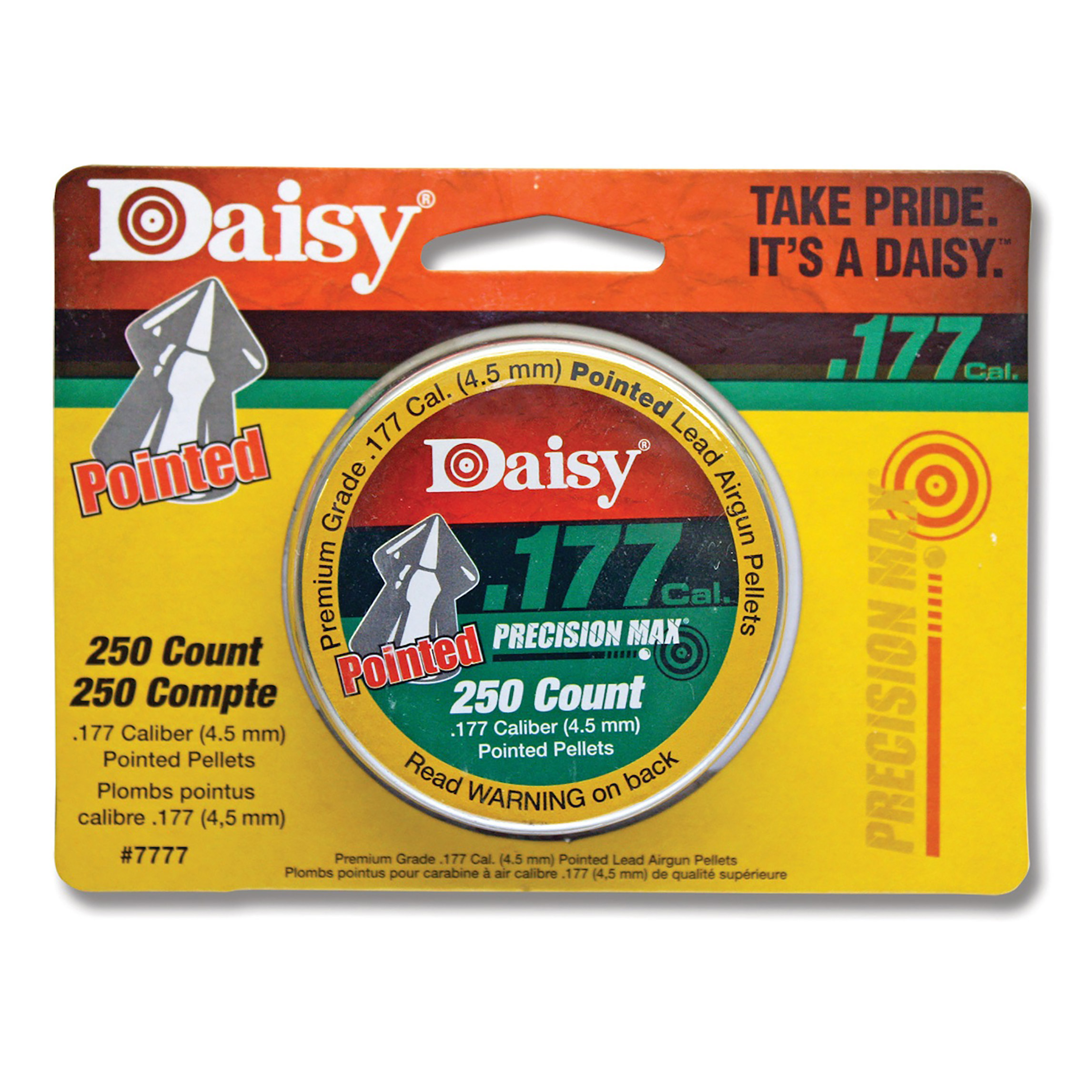 DAISY PELLET 177CAL POINTED FLD 250CT TIN