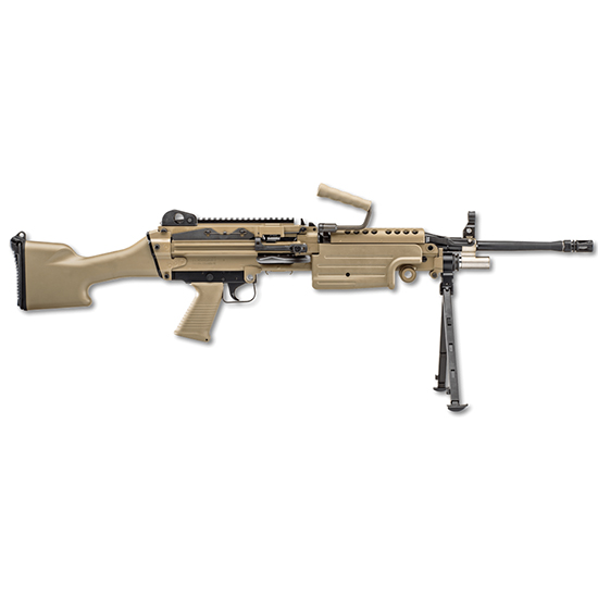 FN M249S STANDARD 5.56 18.5" FDE