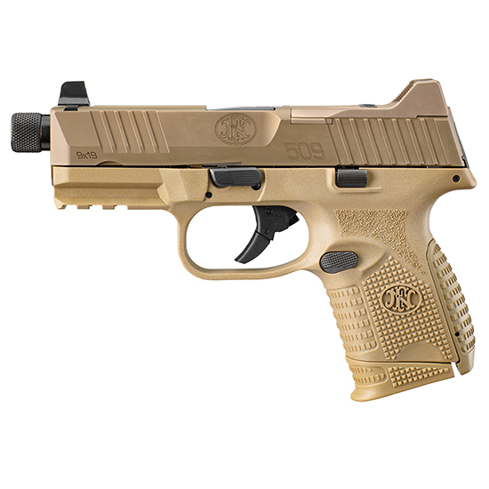 FN 509C TACTICAL FDE 9MM 4.32'' NS 12RD 24RD