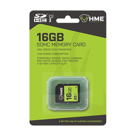HME 16GB SD SINGLE PACK 