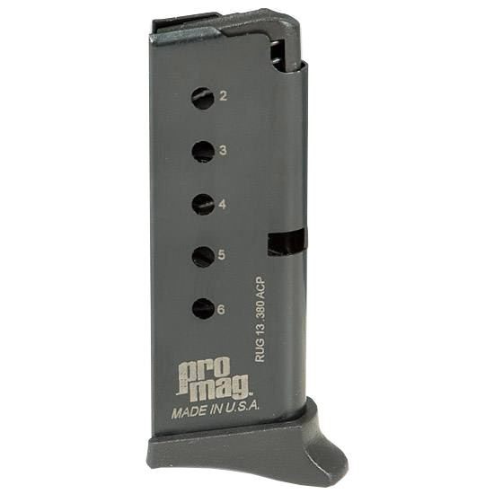 PROMAG MAG RUGER LCP 380ACP 6RD BLUED STEEL