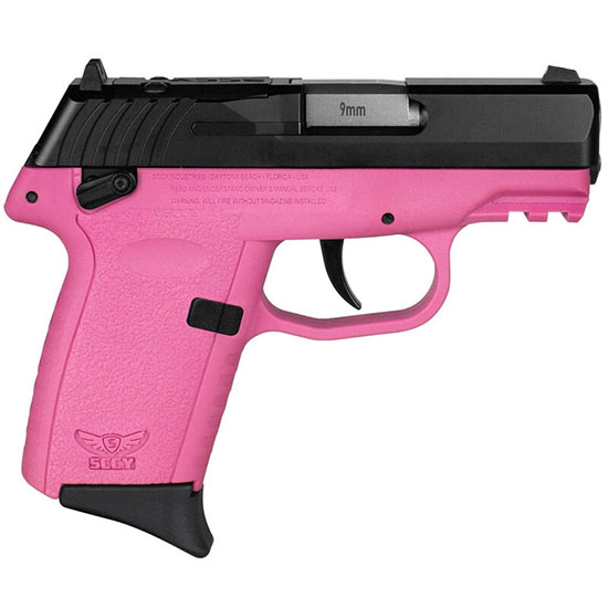 SCCY CPX-1 9MM PINK BLK RED DOT READY 10RD