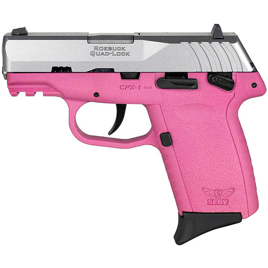 SCCY CPX-1 9MM PINK SS 2 10RD