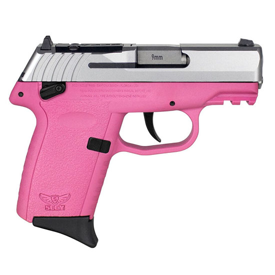 SCCY CPX-1 9MM PINK SS RED DOT READY 10RD