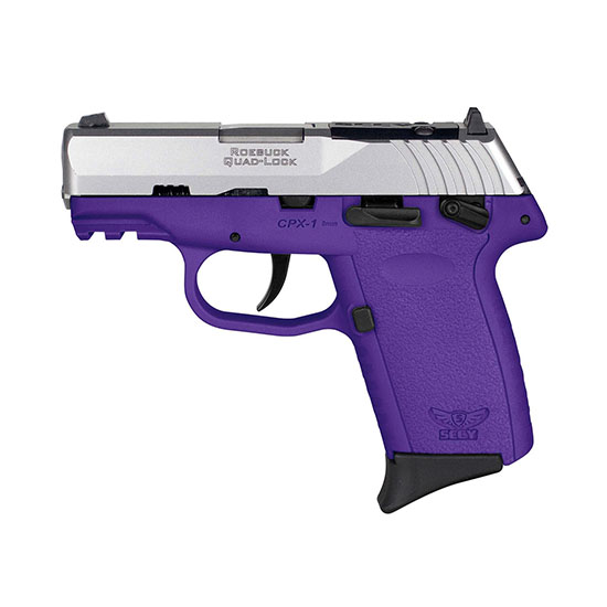 SCCY CPX-1 9MM PURPLE SS RED DOT READY 10RD