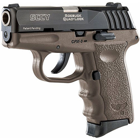 SCCY CPX-3 380ACP FDE BLK NMS 2 10RD