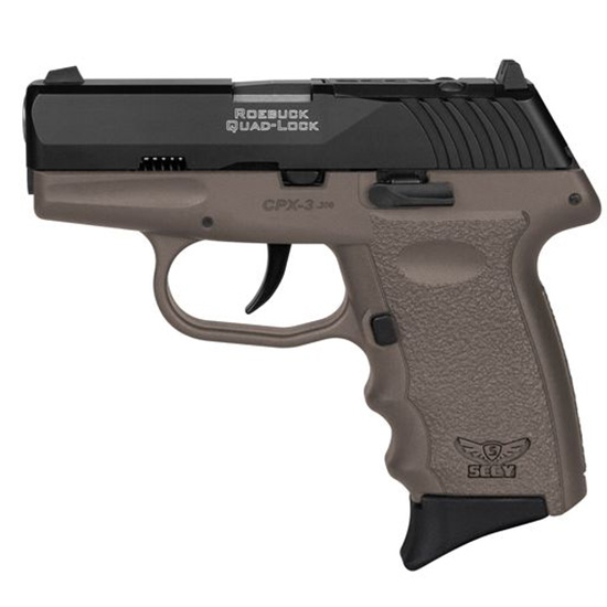 SCCY CPX-3 380ACP FDE BLK NMS RED DOT READY