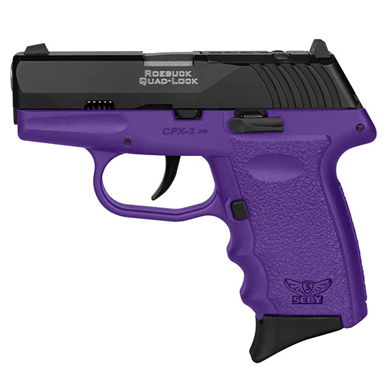 SCCY CPX-3 380ACP PURPLE BLK NMS RED DOT READY