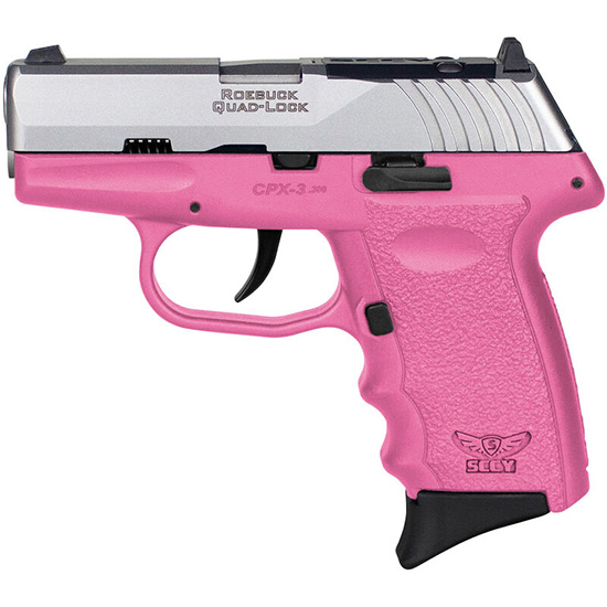 SCCY CPX-3 380ACP PINK SS NMS RED DOT READY