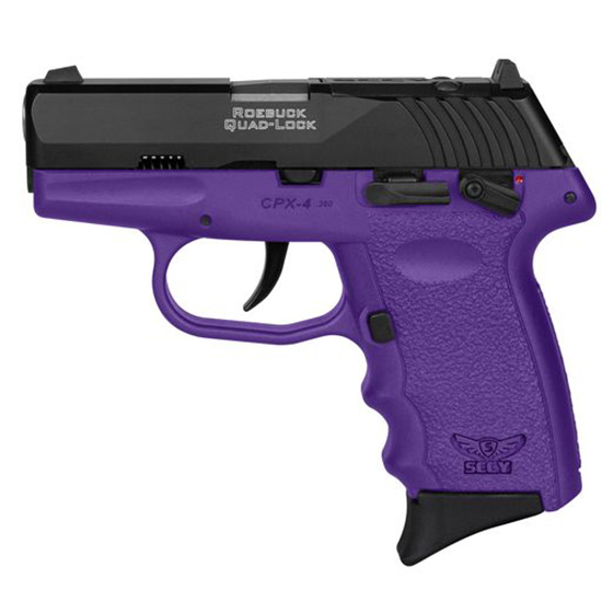 SCCY CPX-4 380ACP PURPLE BLK RED DOT READY 2 10RD