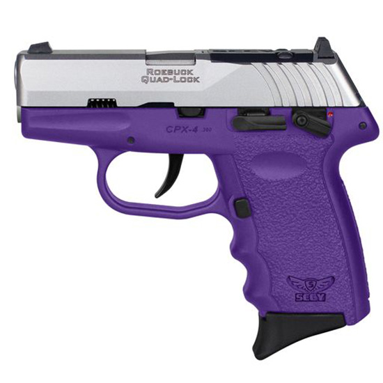 SCCY CPX-4 380ACP PURPLE SS RED DOT READY