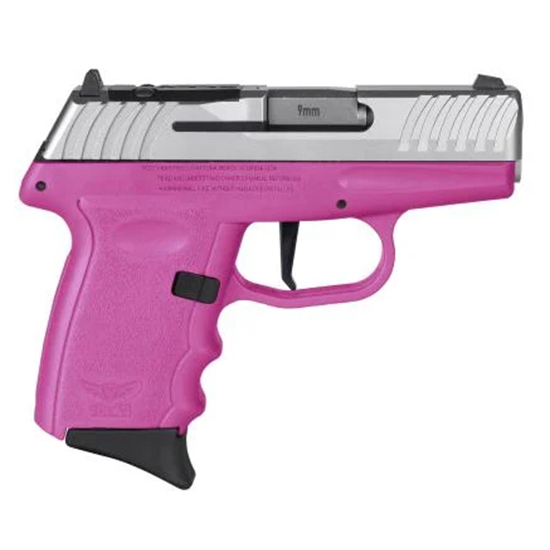 SCCY DVG-1 9MM PINK SS NMS RED DOT READY 10RD