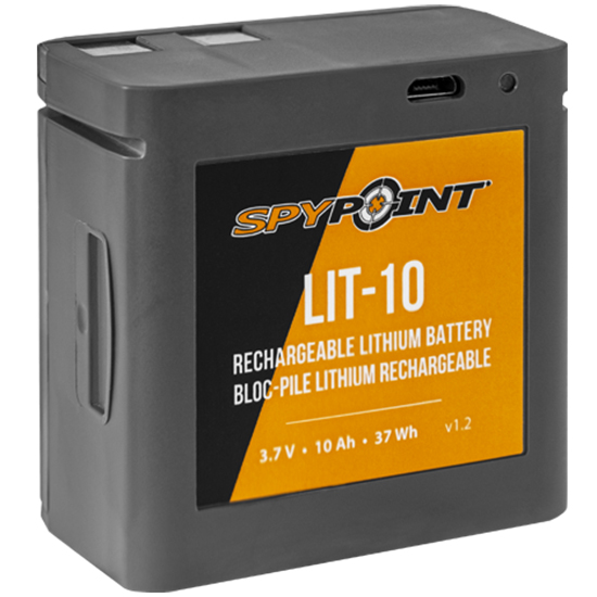 SPYPOINT LIT-10 RECHARGE LITHIUM BATTERY PACK