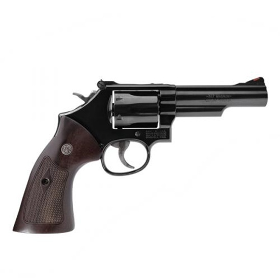 SW 19 CLASSIC 357MAG 4.25" AS BLUED WOOD 6RD