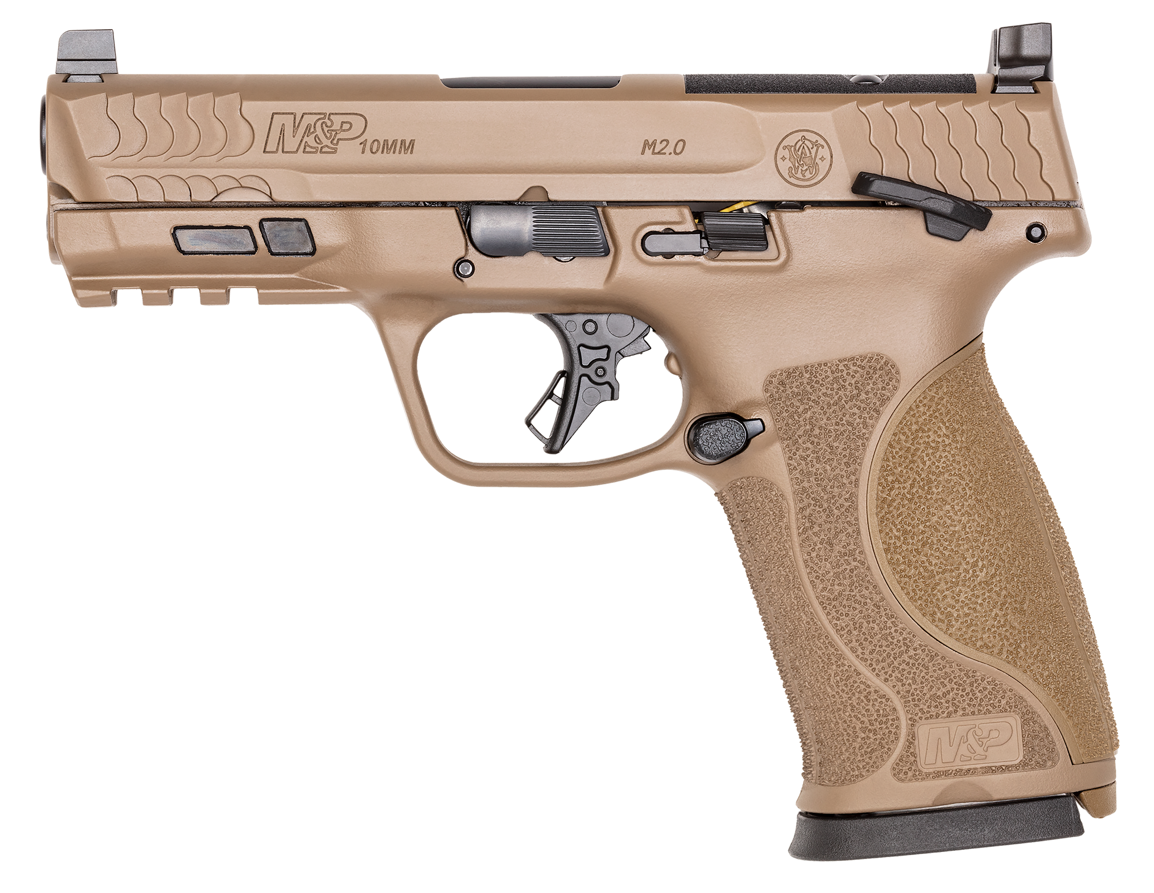 SW M&P 10MM M2.0 FDE OR COMPACT 4" CORE 15RD