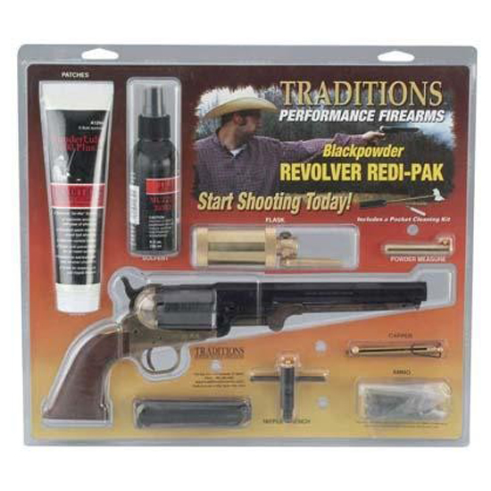 TRAD 1858 ARMY 44CAL REDI PACK BRASS BLUED