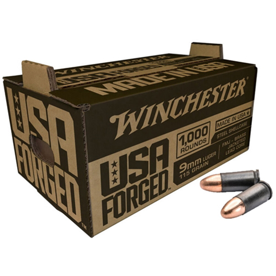 WIN USA FORGED 9MM 115GR FMJ 1000/1